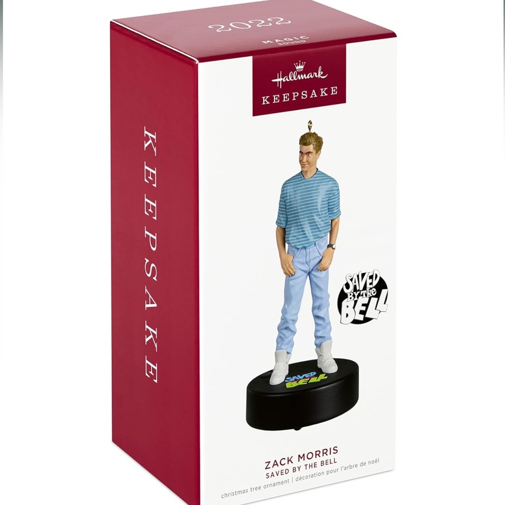 2022 HALLMARK ZACK MORRIS Saved by the Bell Keepsake Christmas Tree Ornament NIB
